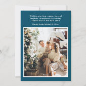 Joyeux Weihnachten 4 Foto Ferienwohnung Karte (Rückseite)