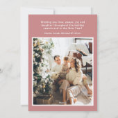 Joyeux Weihnachten 4 Foto Ferienwohnung Karte (Rückseite)