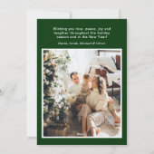 Joyeux Weihnachten 4 Foto Ferienwohnung Karte (Rückseite)