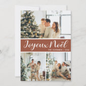 Joyeux Weihnachten 4 Foto Ferienwohnung Karte (Vorderseite)