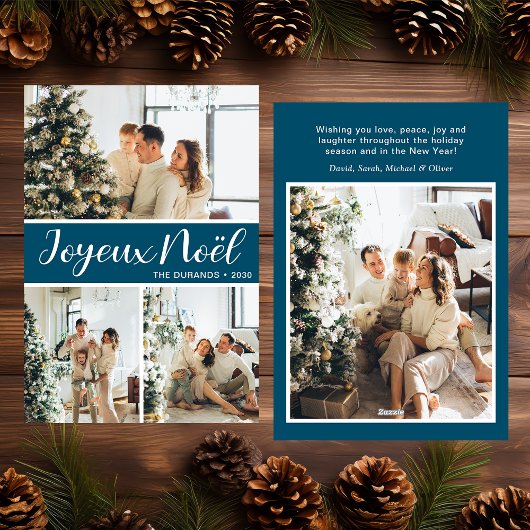 Joyeux Weihnachten 4 Foto Ferienwohnung Karte