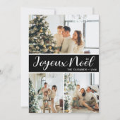 Joyeux Weihnachten 4 Foto Ferienwohnung Karte (Vorderseite)