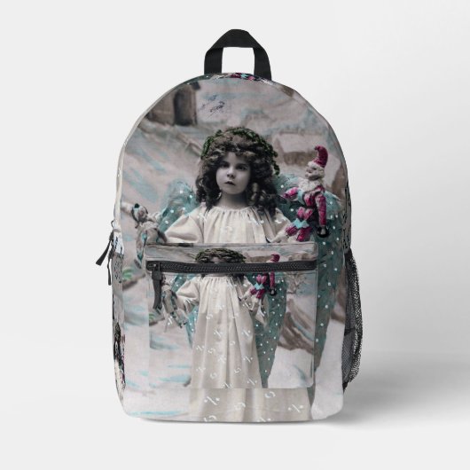 Joyeux Weihnachten Bedruckter Rucksack (Vorderseite)