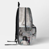 Joyeux Weihnachten Bedruckter Rucksack (Links)