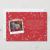 Joyeux Weihnachten Bold Typografie Mistletoe 3 Fot (Rückseite)