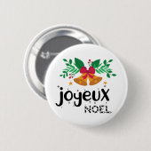 Joyeux Weihnachten Button (Vorne & Hinten)