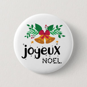 Joyeux-Weihnachten Button
