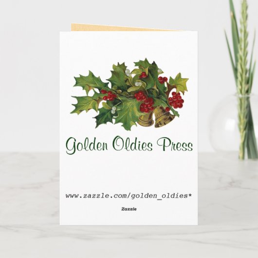 Joyeux Weihnachten Card (Rückseite)