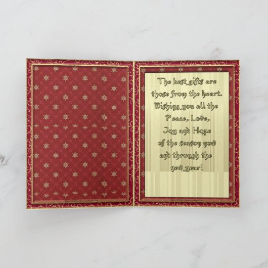 Joyeux Weihnachten Card (Innenseite)