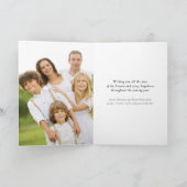 Joyeux Weihnachten-einfache Feiertagskarte (Innenseite)