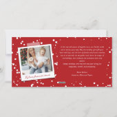 Joyeux Weihnachten Einfache Skripte Moderne 4 Foto (Rückseite)