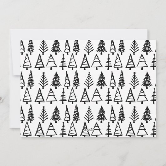 Joyeux Weihnachten Einfaches Skript Weihnachts-Fot (Rückseite)