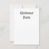 Joyeux Weihnachten Einladung (Rückseite)