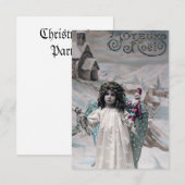 Joyeux Weihnachten Einladung (Vorne/Hinten)