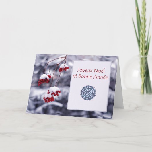 Joyeux Weihnachten et Bonne Annee, Weihnachten auf (Vorderseite)