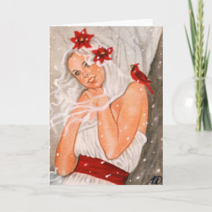 Joyeux Weihnachten-Fee-Karte Feiertagskarte