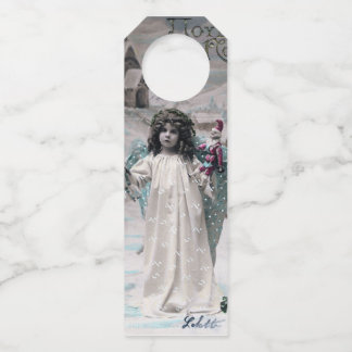 Joyeux Weihnachten Flaschenanhänger