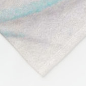 Joyeux Weihnachten Fleecedecke (Ecke)