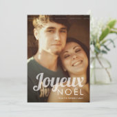 Joyeux Weihnachten Foto Familienjubiläum (Stehend Vorderseite)