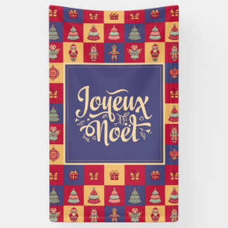 Joyeux Weihnachten Franz Frohe Weihnachtsmauer Gru Banner