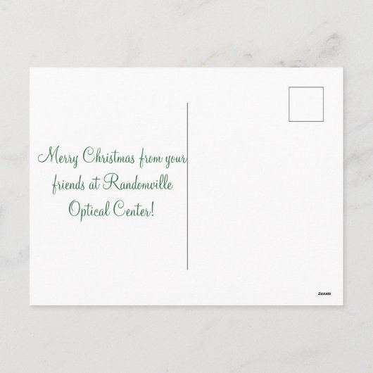 Joyeux Weihnachten Französisch Rustikale Weihnacht (Rückseite)