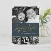 Joyeux Weihnachten Französisch Weihnachten (Stehend Vorderseite)