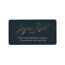 Joyeux Weihnachten Französisch Weihnachten Adressaufkleber