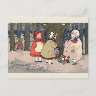 Vintage Weihnachtsbilder Postkarten Zazzle De