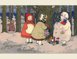 Vintage Weihnachtsbilder Postkarten Zazzle De