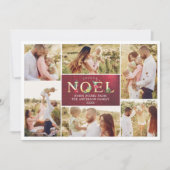 Joyeux Weihnachten French Modern Christmas Fotos C (Vorderseite)