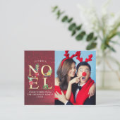 Joyeux Weihnachten Frohe Weihnachtsfeier Neues Jah (Stehend Vorderseite)