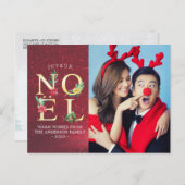 Joyeux Weihnachten Frohe Weihnachtsfeier Neues Jah (Vorne/Hinten)