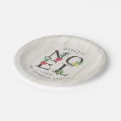 Joyeux Weihnachten Frohe Weihnachtswünsche Neues J Pappteller (Schrägansicht)