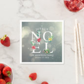Joyeux Weihnachten Frohe Weihnachtswünsche Neues J Serviette (Beispiel)