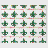 Joyeux-Weihnachten Geschenkpapier (Flach)