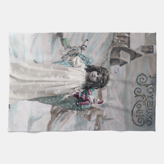 Joyeux Weihnachten Geschirrtuch (Horizontal)