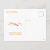 Joyeux Weihnachten Gold Foil Swash Foto (Rückseite)