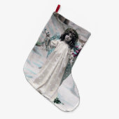 Joyeux Weihnachten Großer Weihnachtsstrumpf (Vorderansicht (hängend))