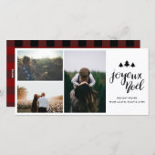 Joyeux Weihnachten | Handgeschriebenes Script Holi (Vorne/Hinten)