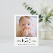 Joyeux Weihnachten Handgeschriebenes Skript Weihna (Stehend Vorderseite)