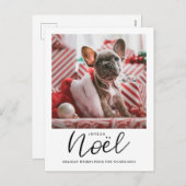 Joyeux Weihnachten Handgeschriebenes Skript Weihna (Vorne/Hinten)