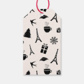 Joyeux Weihnachten Holiday Geschenkanhänger (Rückseite)