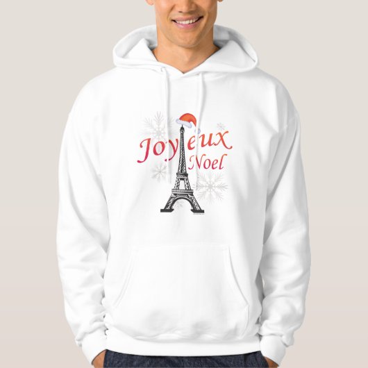 Joyeux Weihnachten Hoodie (Vorderseite)