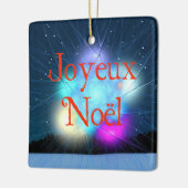 Joyeux Weihnachten - Jack Frost Keramikornament (Links)