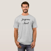 Joyeux Weihnachten-Merry Christmas T-Shirt (Vorne ganz)