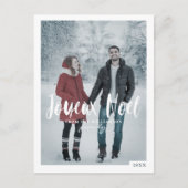 Joyeux Weihnachten | Minimal & Trendy Script Weihn (Vorderseite)