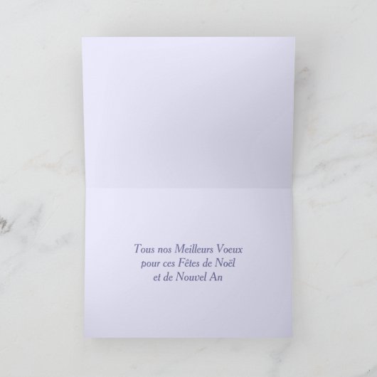 Joyeux Weihnachten mit C Monet Französischer Weihn (Innenseite)