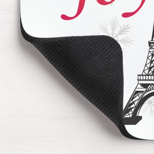 Joyeux Weihnachten Mousepad (Ecke)