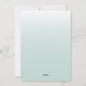 Joyeux Weihnachten Ombre Christmas Foto Card (Rückseite)