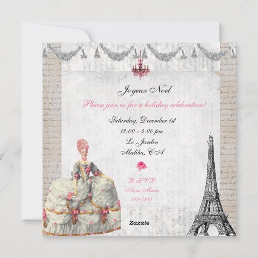 Joyeux Weihnachten Palace de Versailles ~Marie Ant (Rückseite)